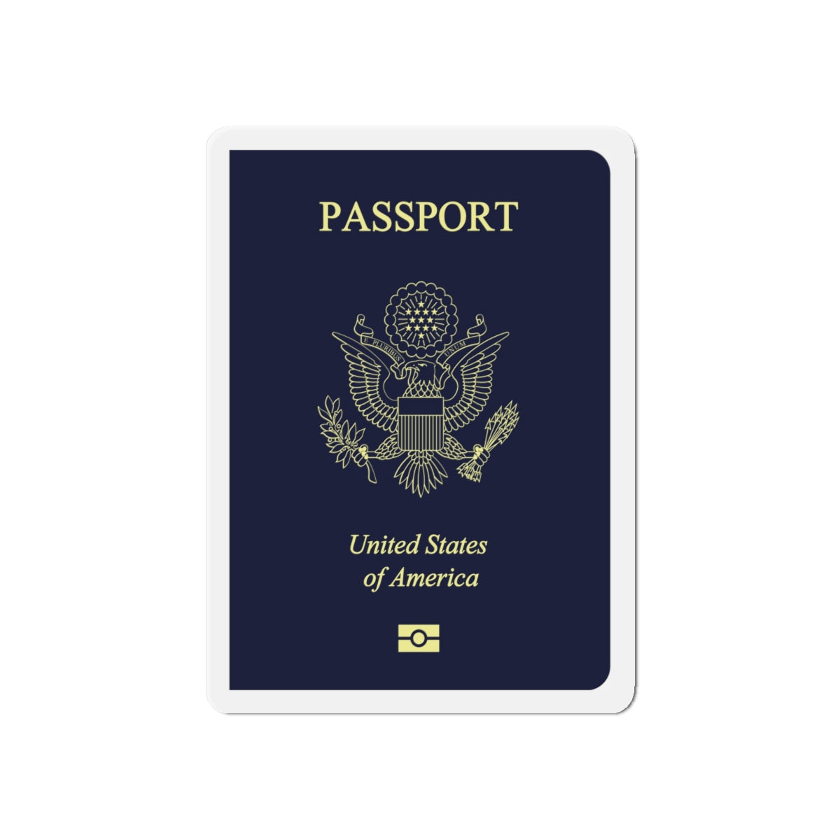 United States Passport - Die-Cut Magnet-6 × 6"-The Sticker Space