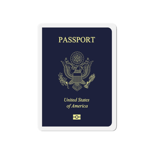 United States Passport - Die-Cut Magnet-6 × 6"-The Sticker Space