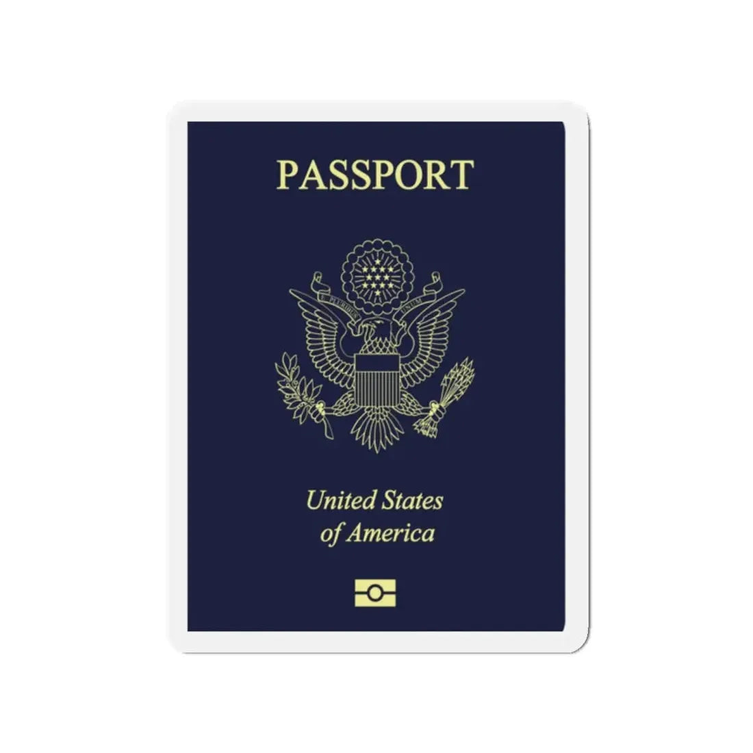 United States Passport - Refrigerator Magnet 2 Inch - The Sticker Space