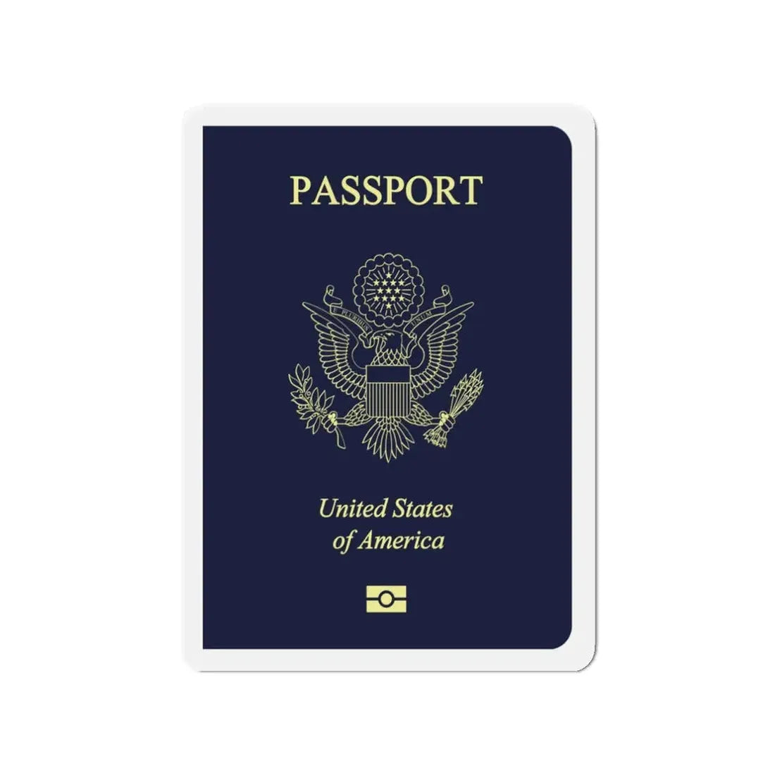 United States Passport - Refrigerator Magnet 3 Inch - The Sticker Space