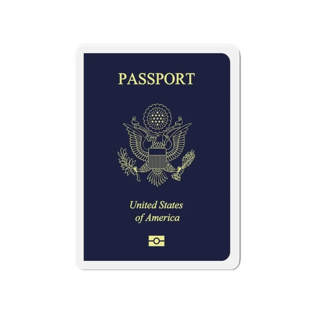 United States Passport - Refrigerator Magnet 4 Inch - The Sticker Space