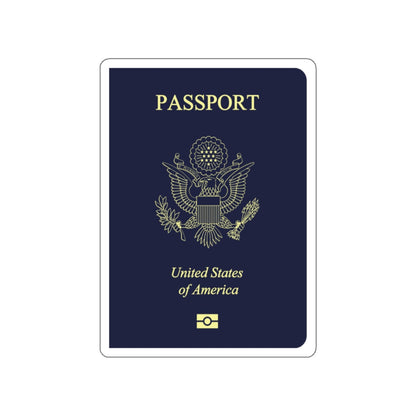 United States Passport STICKER Vinyl Die-Cut Decal-White-The Sticker Space