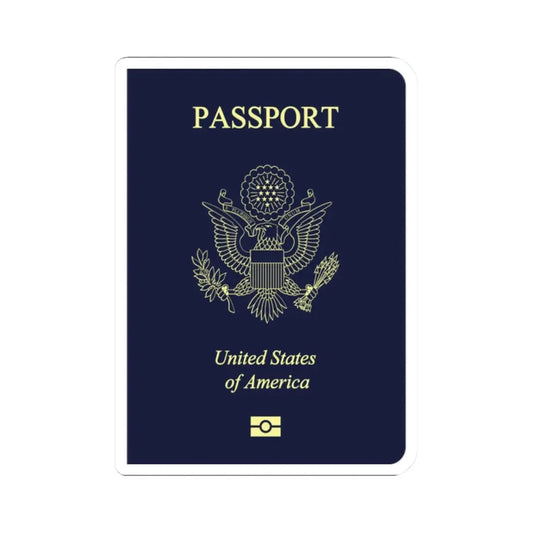 United States Passport - STICKER Vinyl Kiss-Cut Decal 2 Inch White - The Sticker Space