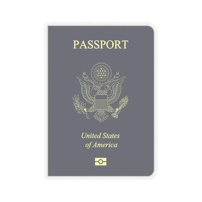 United States Passport - STICKER Vinyl Kiss-Cut Decal 3 Inch Transparent - The Sticker Space