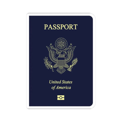 United States Passport - STICKER Vinyl Kiss-Cut Decal 3 Inch White - The Sticker Space
