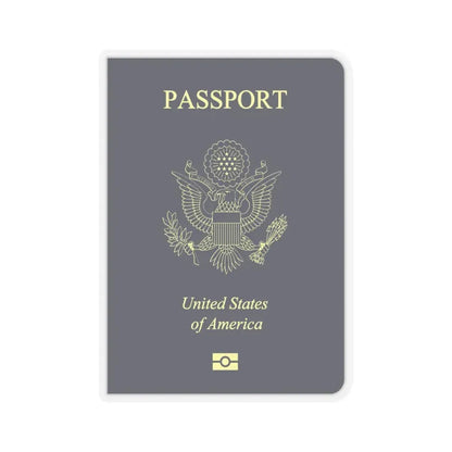 United States Passport - STICKER Vinyl Kiss-Cut Decal 4 Inch Transparent - The Sticker Space