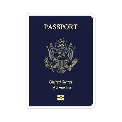 United States Passport - STICKER Vinyl Kiss-Cut Decal 4 Inch White - The Sticker Space