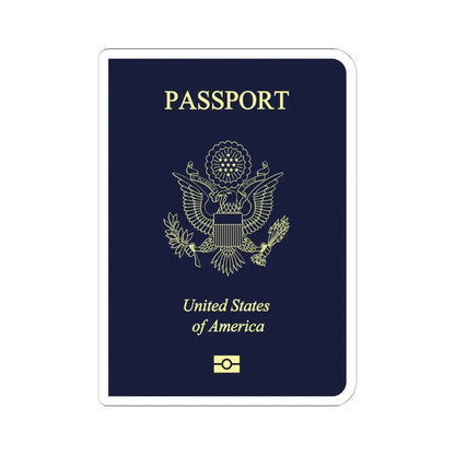 United States Passport - STICKER Vinyl Kiss-Cut Decal 6 Inch White - The Sticker Space