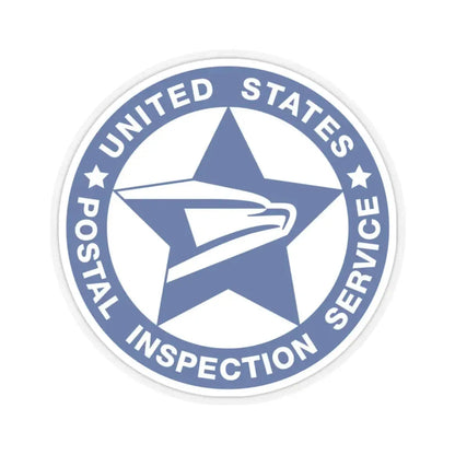 United States Postal Inspection Service - STICKER Vinyl Kiss-Cut Decal 3 Inch Transparent - The Sticker Space
