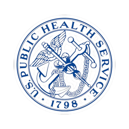 United States Public Health Service seal (United States) STICKER Vinyl Kiss-Cut Decal 2 Inch White - The Sticker Space