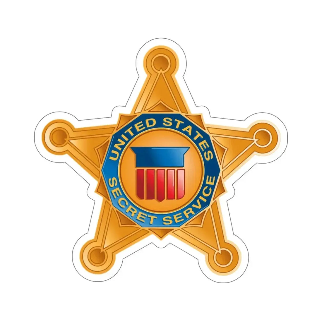 United States Secret Service STICKER Vinyl Die-Cut Decal 6 Inch - The Sticker Space