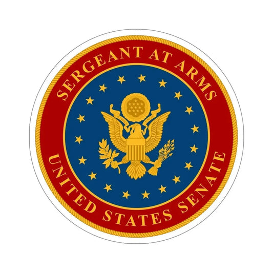 United States Senate Sergeant at Arms STICKER Vinyl Die-Cut Decal 6 Inch - The Sticker Space