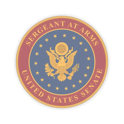 United States Senate Sergeant at Arms - STICKER Vinyl Kiss-Cut Decal 3 Inch Transparent - The Sticker Space