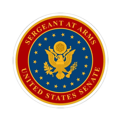 United States Senate Sergeant at Arms - STICKER Vinyl Kiss-Cut Decal 6 Inch White - The Sticker Space