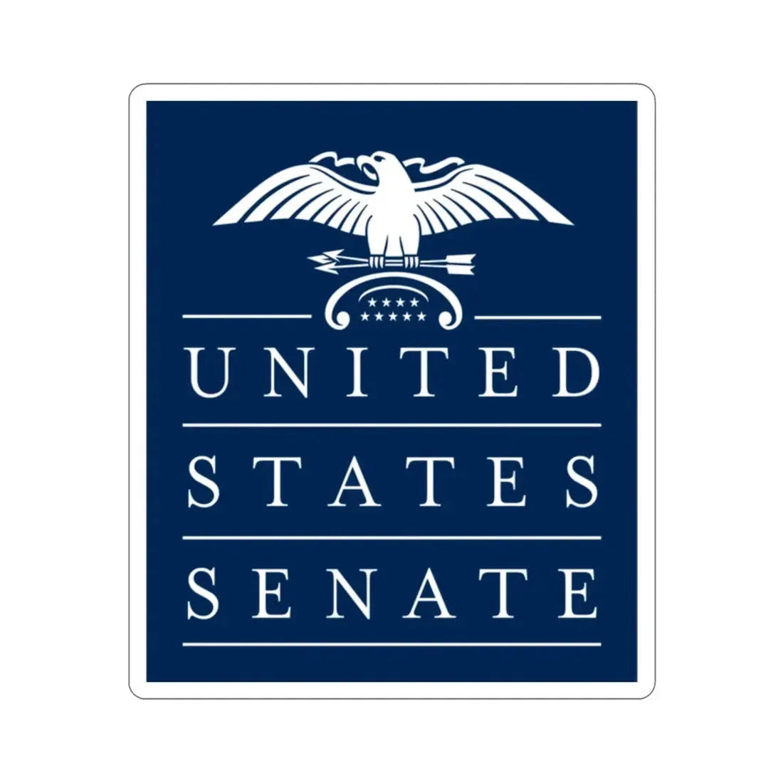 United States Senate STICKER Vinyl Die-Cut Decal 2 Inch - The Sticker Space
