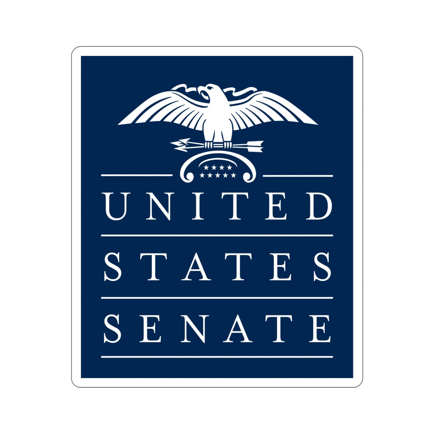 United States Senate STICKER Vinyl Die-Cut Decal-5 Inch-The Sticker Space