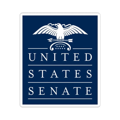 United States Senate - STICKER Vinyl Kiss-Cut Decal 2 Inch White - The Sticker Space