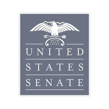 United States Senate - STICKER Vinyl Kiss-Cut Decal 3 Inch Transparent - The Sticker Space