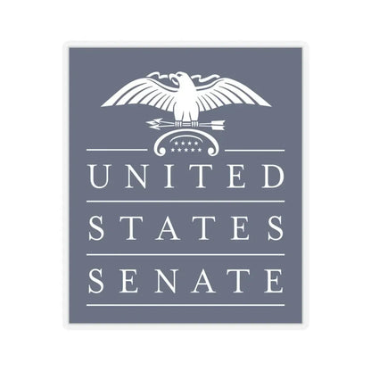 United States Senate - STICKER Vinyl Kiss-Cut Decal 4 Inch Transparent - The Sticker Space