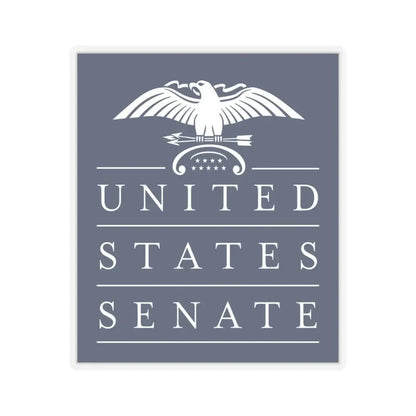 United States Senate - STICKER Vinyl Kiss-Cut Decal 6 Inch Transparent - The Sticker Space