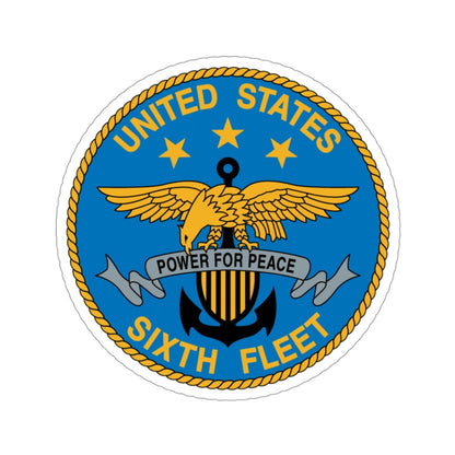 United States Sixth Fleet (U.S. Navy) STICKER Vinyl Die-Cut Decal-3 Inch-The Sticker Space