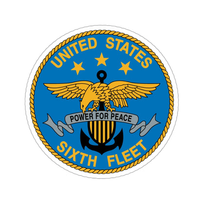 United States Sixth Fleet (U.S. Navy) STICKER Vinyl Die-Cut Decal-4 Inch-The Sticker Space