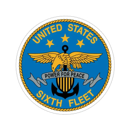 United States Sixth Fleet (U.S. Navy) STICKER Vinyl Die-Cut Decal 2 Inch - The Sticker Space