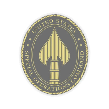 United States Special Operations Command Insignia - STICKER Vinyl Kiss-Cut Decal 2 Inch Transparent - The Sticker Space