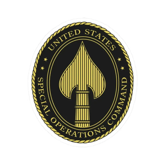 United States Special Operations Command Insignia - STICKER Vinyl Kiss-Cut Decal 2 Inch White - The Sticker Space