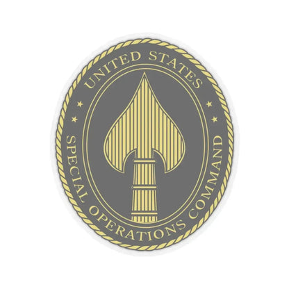 United States Special Operations Command Insignia - STICKER Vinyl Kiss-Cut Decal 3 Inch Transparent - The Sticker Space