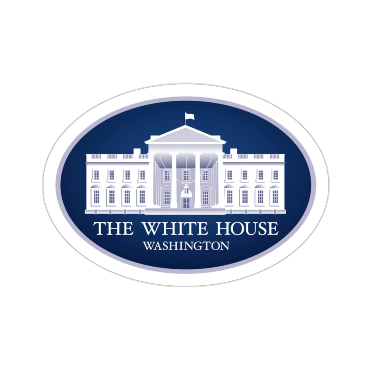 United States White House STICKER Vinyl Die-Cut Decal-2 Inch-The Sticker Space