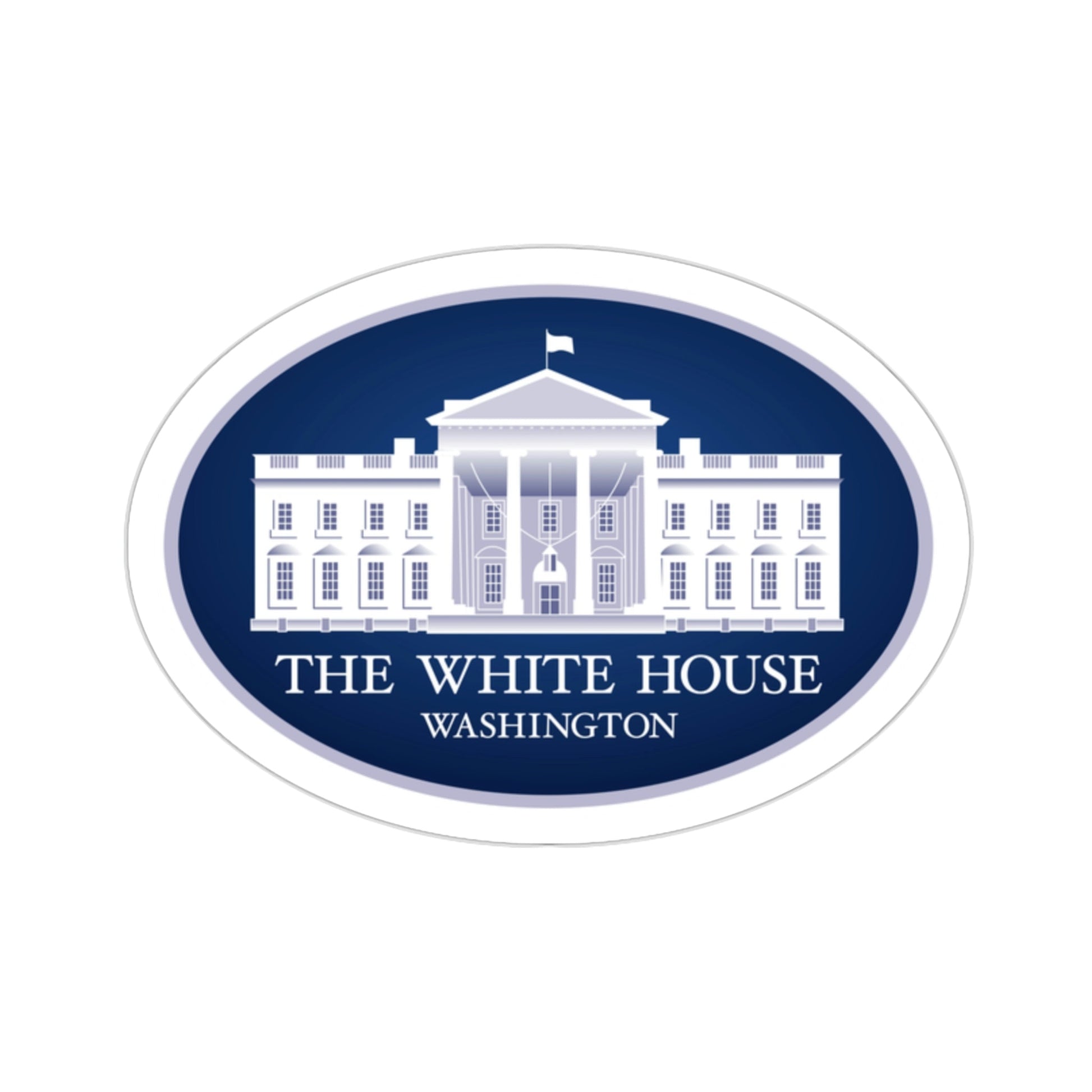 United States White House STICKER Vinyl Die-Cut Decal-2 Inch-The Sticker Space