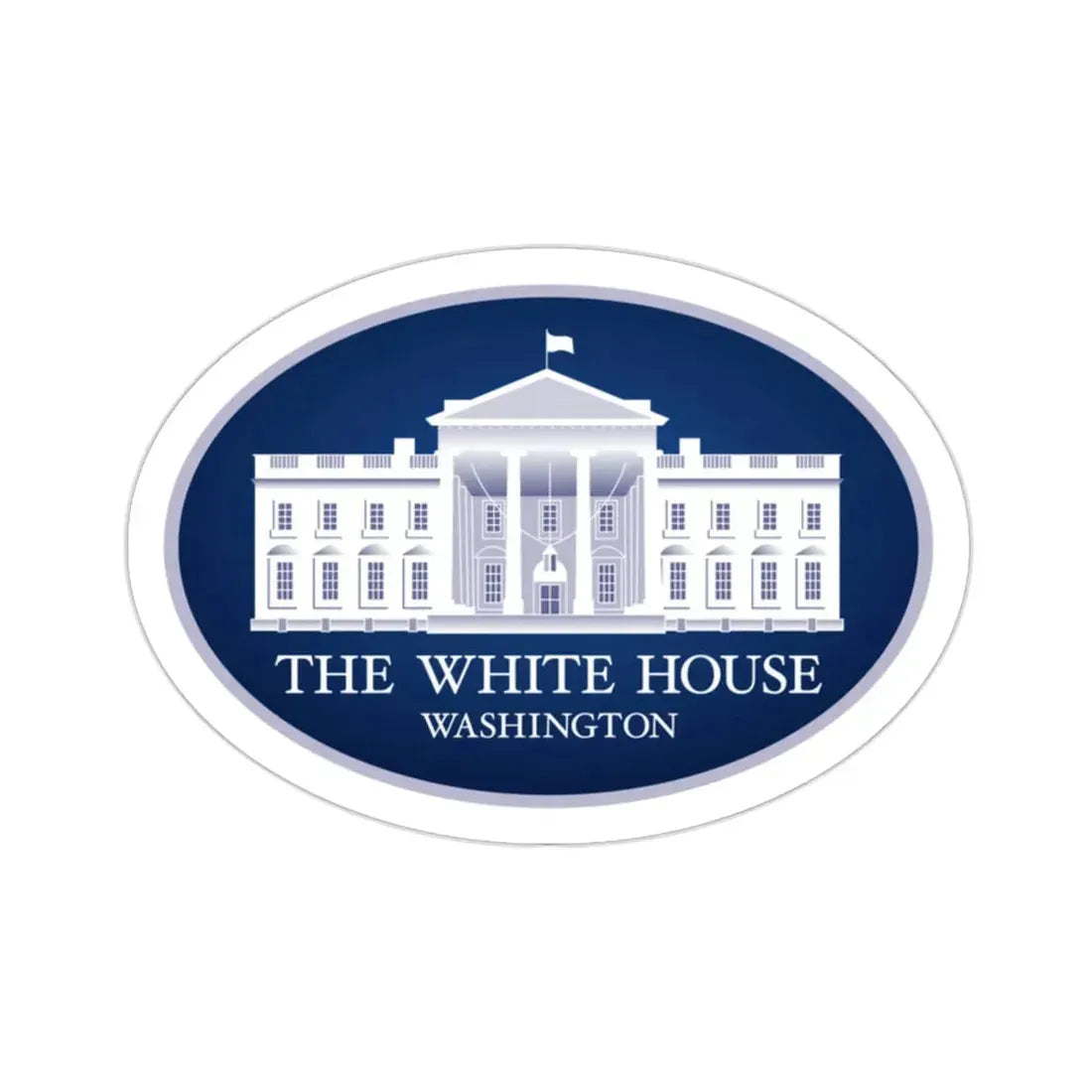United States White House STICKER Vinyl Die-Cut Decal 2 Inch - The Sticker Space
