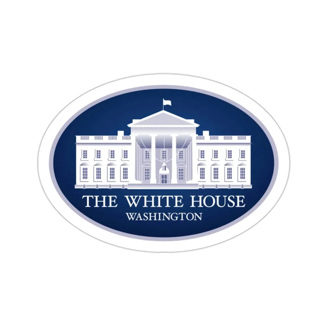 United States White House STICKER Vinyl Die-Cut Decal 2 Inch - The Sticker Space