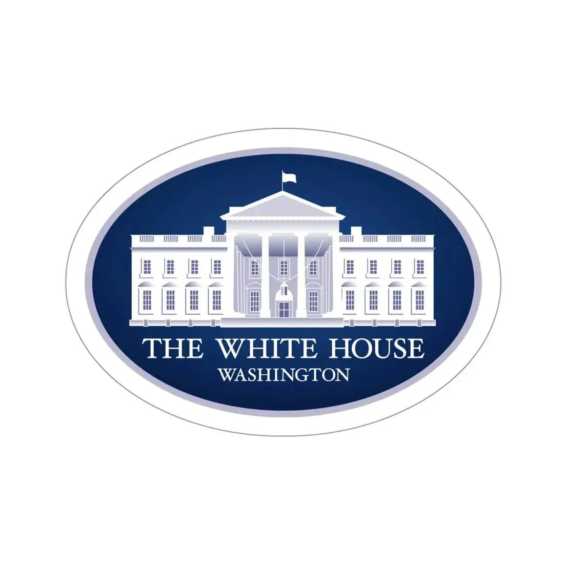 United States White House STICKER Vinyl Die-Cut Decal 4 Inch - The Sticker Space
