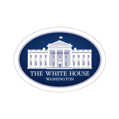 United States White House STICKER Vinyl Die-Cut Decal 4 Inch - The Sticker Space