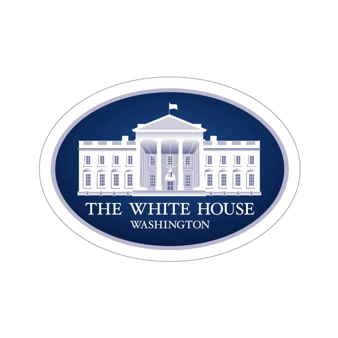United States White House STICKER Vinyl Die-Cut Decal 4 Inch - The Sticker Space