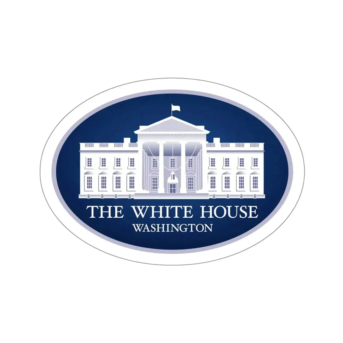 United States White House STICKER Vinyl Die-Cut Decal 5 Inch - The Sticker Space