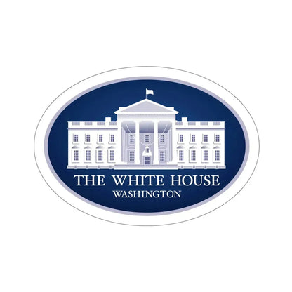 United States White House STICKER Vinyl Die-Cut Decal 5 Inch - The Sticker Space