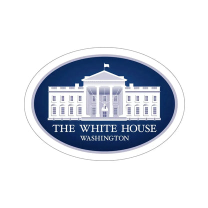 United States White House STICKER Vinyl Die-Cut Decal 6 Inch - The Sticker Space