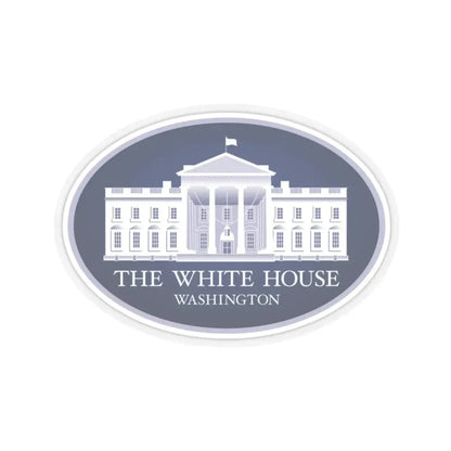 United States White House - STICKER Vinyl Kiss-Cut Decal 2 Inch Transparent - The Sticker Space