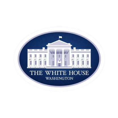 United States White House - STICKER Vinyl Kiss-Cut Decal 2 Inch White - The Sticker Space