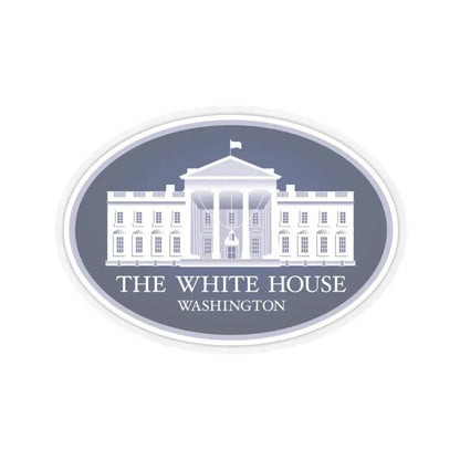 United States White House - STICKER Vinyl Kiss-Cut Decal 3 Inch Transparent - The Sticker Space