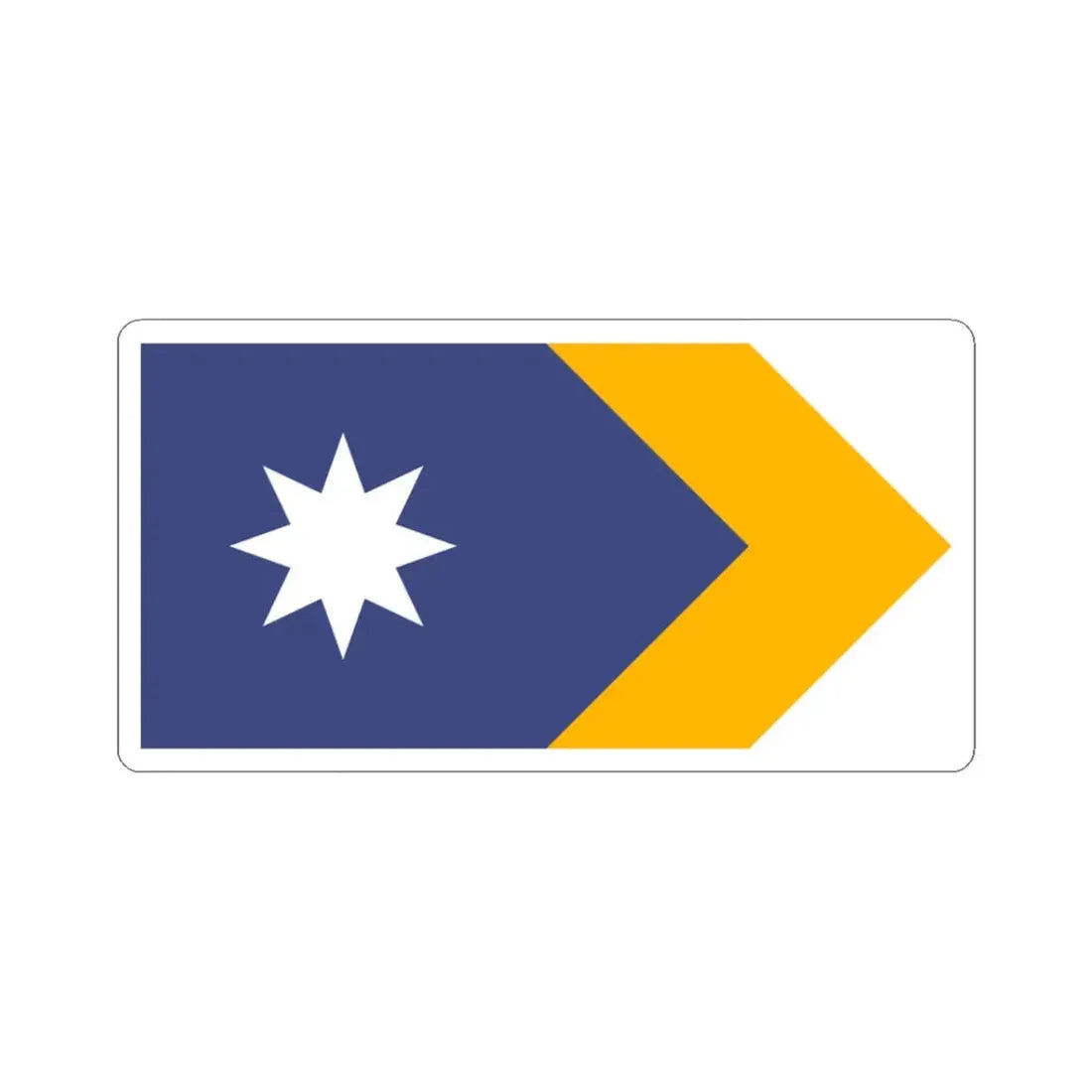 Unity Flag (Australia) STICKER Vinyl Kiss-Cut Decal 3 Inch White - The Sticker Space