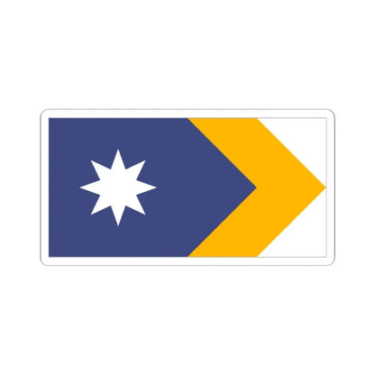 Unity Flag Outlined (Australia) STICKER Vinyl Kiss-Cut Decal 2 Inch White - The Sticker Space