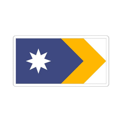 Unity Flag Outlined (Australia) STICKER Vinyl Kiss-Cut Decal 3 Inch White - The Sticker Space