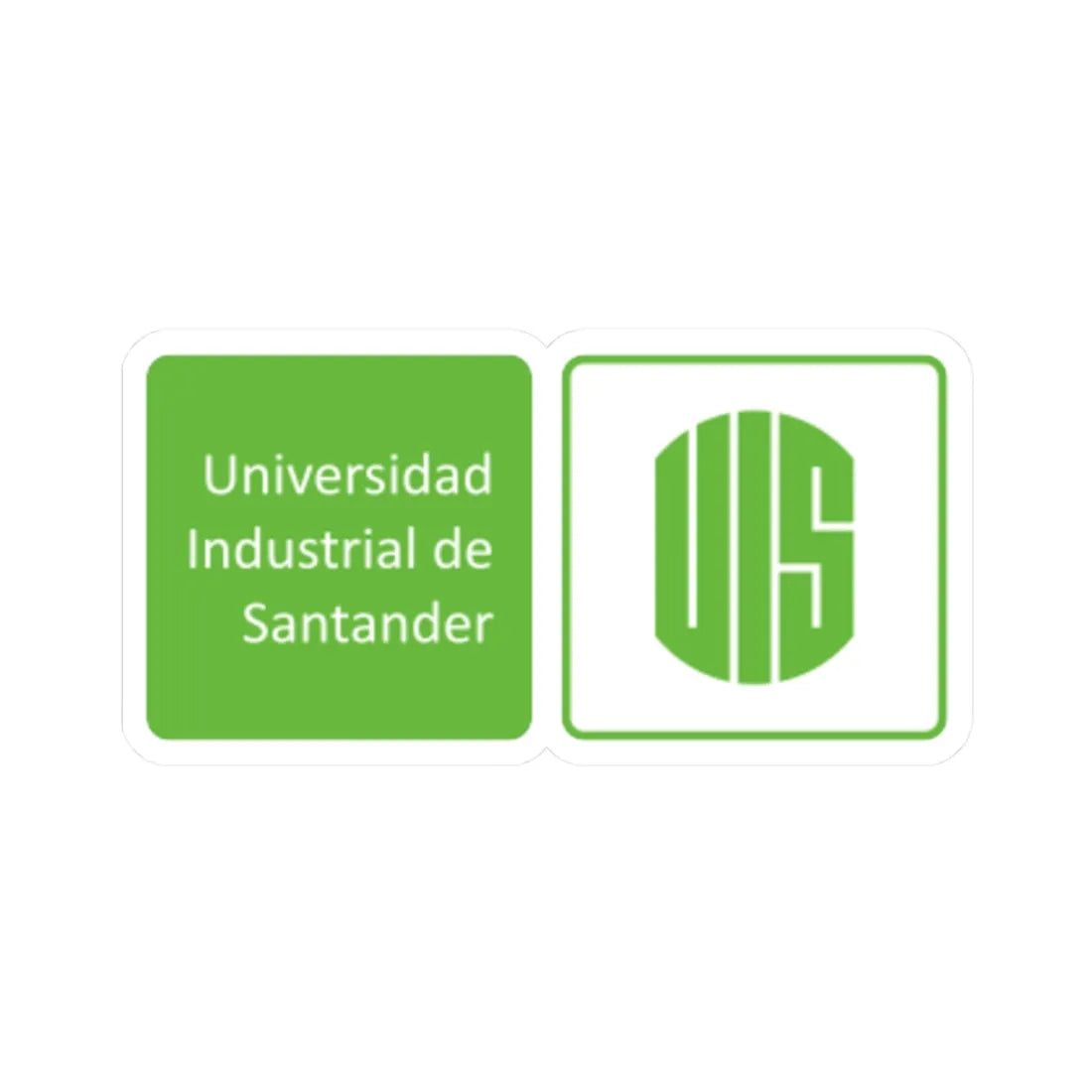 Universidad Industrial de Santander logo (Colombia) (Coat of Arms) STICKER Vinyl Kiss-Cut Decal 3 Inch White - The Sticker Space