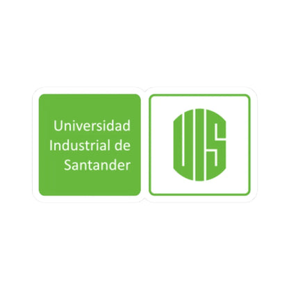Universidad Industrial de Santander logo (Colombia) (Coat of Arms) STICKER Vinyl Kiss-Cut Decal 3 Inch White - The Sticker Space