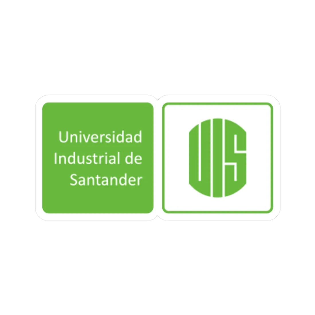 Universidad Industrial de Santander logo (Colombia) (Coat of Arms) STICKER Vinyl Kiss-Cut Decal 6 Inch White - The Sticker Space
