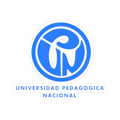 Universidad Pedagógica Nacional Colombia logo (Colombia) (Coat of Arms) STICKER Vinyl Kiss-Cut Decal 6 Inch White - The Sticker Space